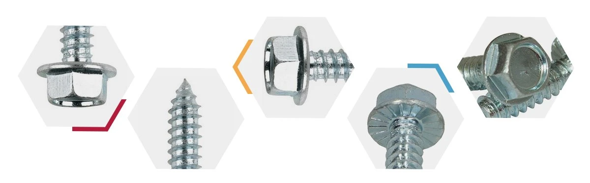 Hex Head Self Tapping Screws With Washer-detail